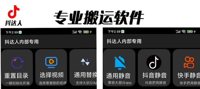 对外收费699抖音傻瓜式一键搬运，起号专用5分钟一个视频《软件+详细教程》-创盟网
