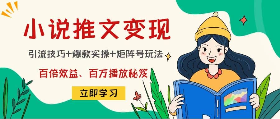 小说推文训练营-创盟网