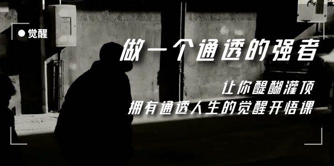 觉醒-做一个通透强者，让你醍醐灌顶，拥有通透人生，掌握强大的秘密-创盟网