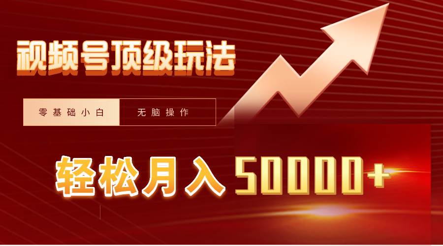 视频号短剧搬运狂怼玩法，零基础小白月入50000+-创盟网