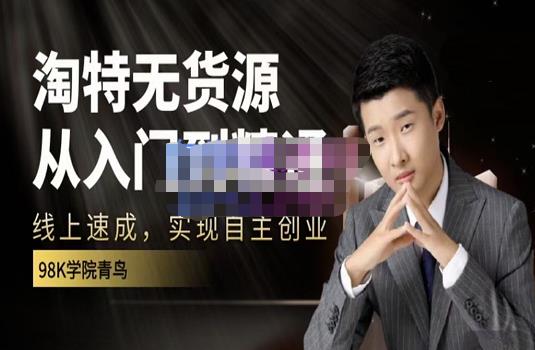 98k学院的淘特无货源线上速成课，从入门到精通，让你最小投入，最高回报-创盟网