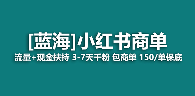 【蓝海项目】小红书商单项目，7天就能接广告变现，稳定一天500+保姆级玩法-创盟网