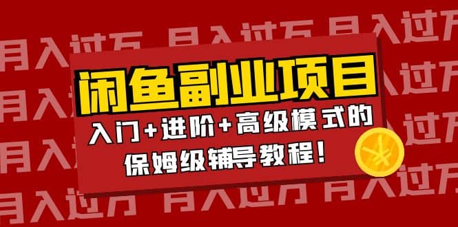月入过万闲鱼副业项目：入门+进阶+高级模式的保姆级辅导教程-创盟网
