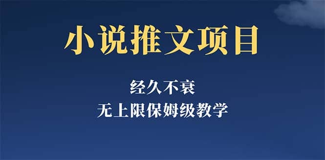 经久不衰的小说推文项目，单号月5-8k，保姆级教程，纯小白都能操作-创盟网