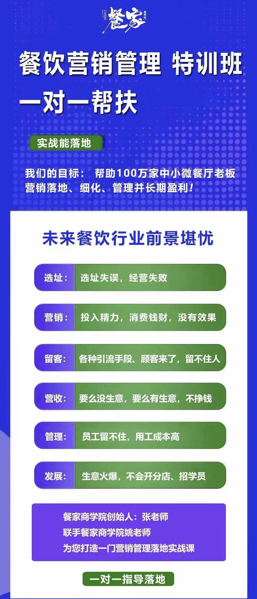 图片[1]-餐饮营销管理特训班：选址+营销+留客+营收+管理+发展-创盟网