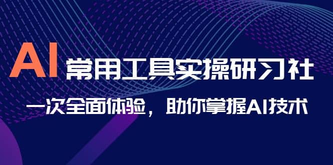 AI-常用工具实操研习社，一次全面体验，助你掌握AI技术-创盟网