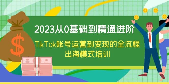 2023从0基础到精通进阶，TikTok账号运营到变现的全流程出海模式培训-创盟网