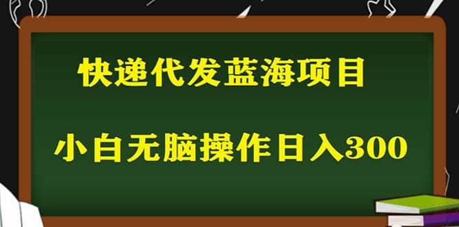 2023最新蓝海快递代发项目，小白零成本照抄-创盟网