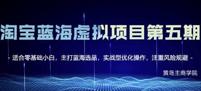 淘宝虚拟无货源3.0+4.0+5.0，适合零基础小白，主打蓝海选品，实战型优化操作-创盟网