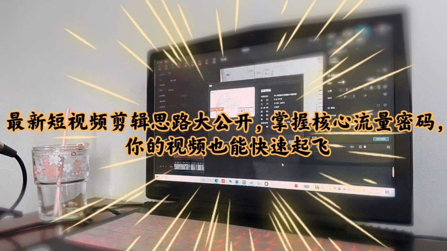 最新短视频剪辑思路大公开，掌握核心流量密码，你的视频也能快速起飞-创盟网