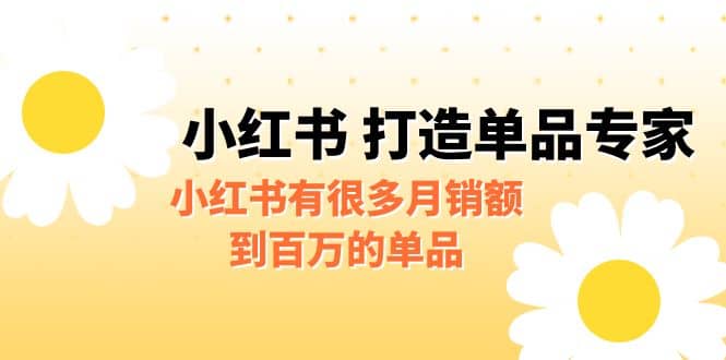 某公众号付费文章《小红书 打造单品专家》小红书有很多月销额到百万的单品-创盟网