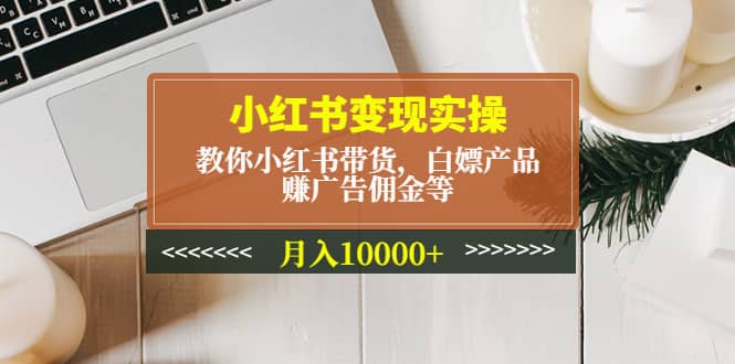 小红书变现实操：教你小红书带货，白嫖产品，赚广告佣金等-创盟网