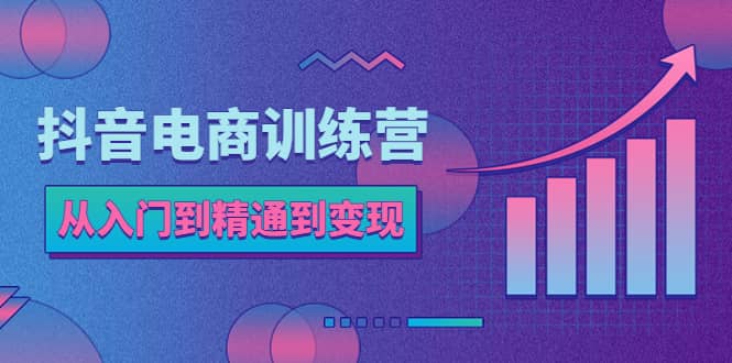 抖音电商训练营：从入门到精通，从账号定位到流量变现，抖店运营实操-创盟网
