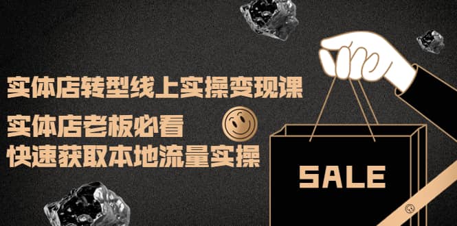 实体店转型线上实操变现课：实体店老板必看，快速获取本地流量实操-创盟网