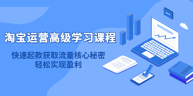 淘宝运营高级学习课程：快速获取流量核心秘密，轻松实现盈利！-创盟网