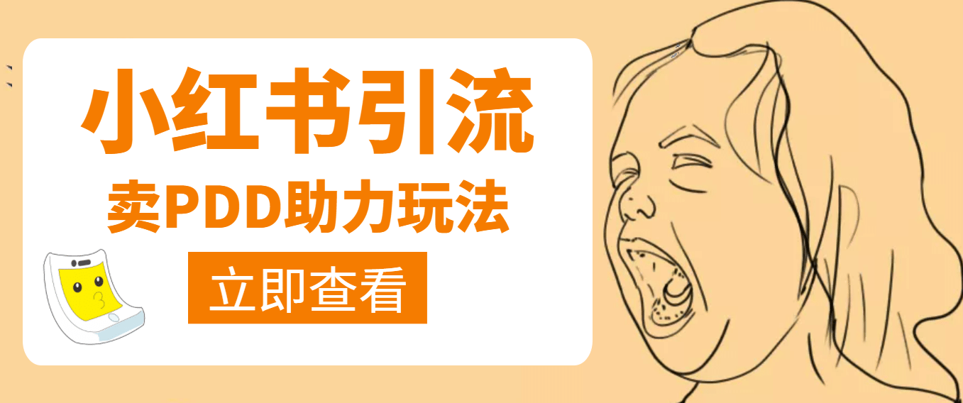 利用小红书卖拼多多助力-创盟网