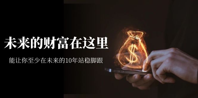 某收费文章《未来的财富在这里》能让你至少在未来的10年站稳脚跟-创盟网