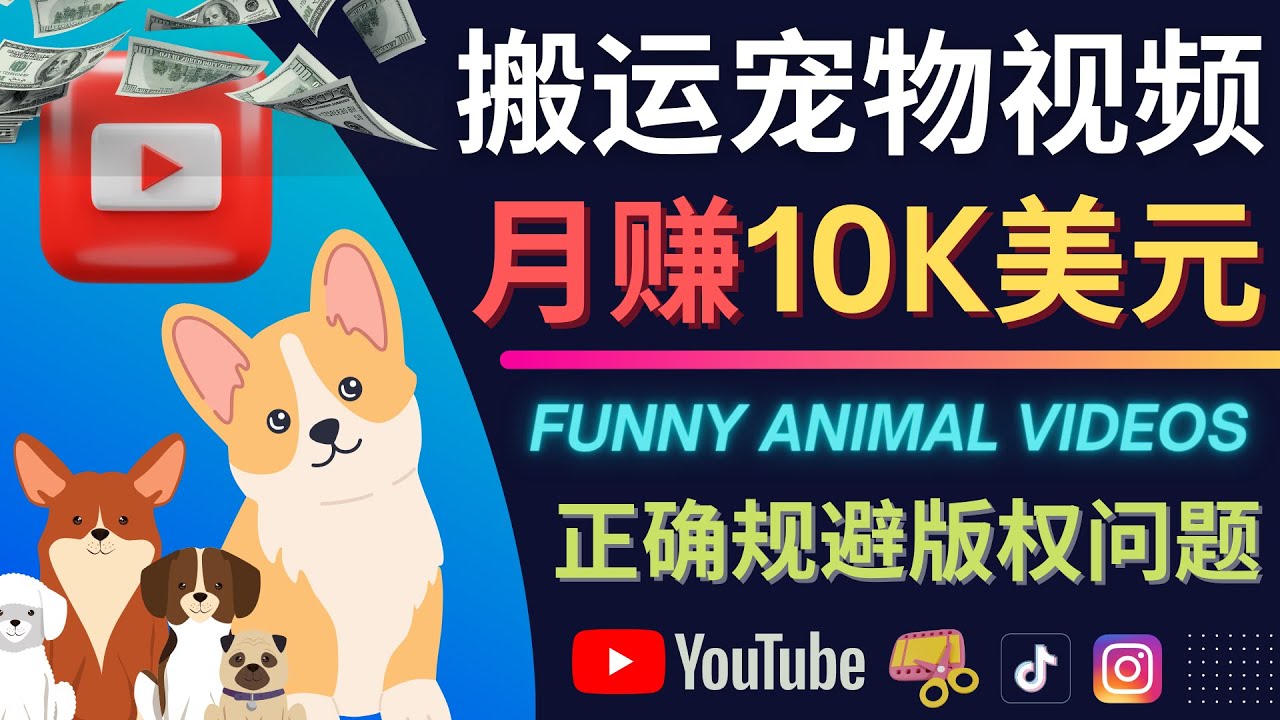 搬运TIKTOK视频到YouTube，并进行二次创作，月赚1万美元以上-创盟网