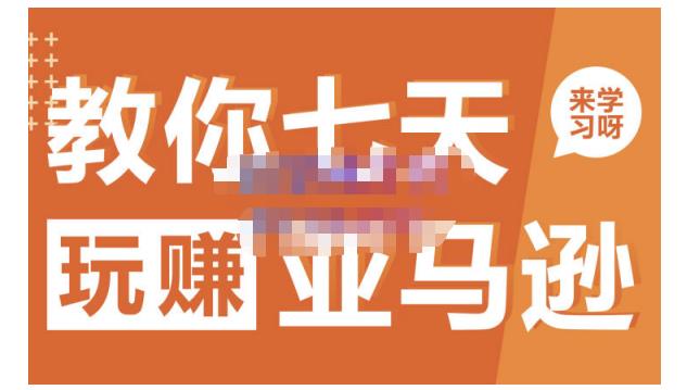 晟尧跨境·教你七天玩赚亚马逊，教你轻松玩赚亚马逊，适合小白学习-创盟网