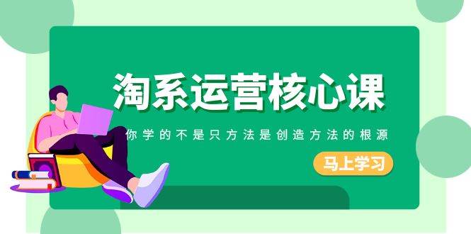 淘系-运营核心课，你学的不是只方法是创造方法的根源（190节课）-创盟网
