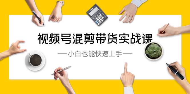 视频号-混剪带货实战课，小白也能快速上手（10节课）-创盟网