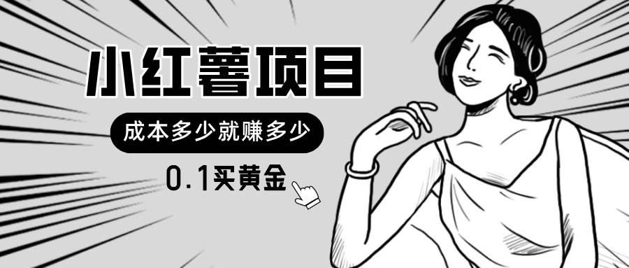 小红薯暴力项目，0.1买黄金。操作简单，日入无上限，可无限扩大。-创盟网