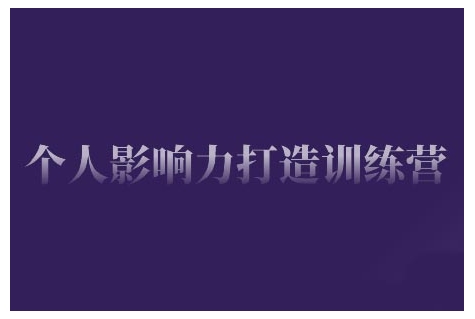 个人影响力打造训练营，掌握公域引流、私域运营、产品定位等核心技能，实现从0到1的个人IP蜕变-创盟网