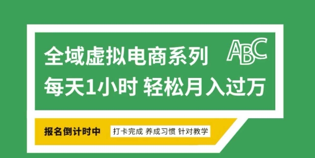 全域虚拟电商变现系列，通过平台出售虚拟电商产品从而获利-创盟网