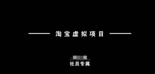 淘宝虚拟项目，从理论到实操，新手也能快速上手-创盟网